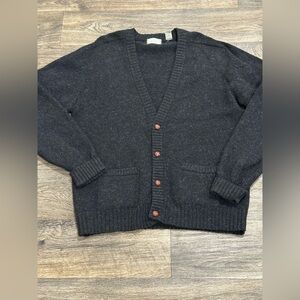 Vintage Christopher Hayes Men Large‎ 100% Wool Sweater Gray